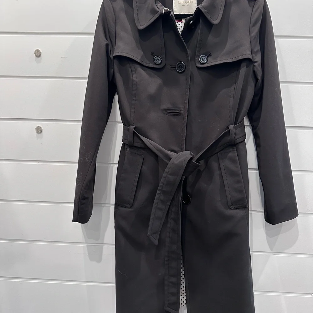 Kate Spade New York Trench Coat – Black – Women’s S